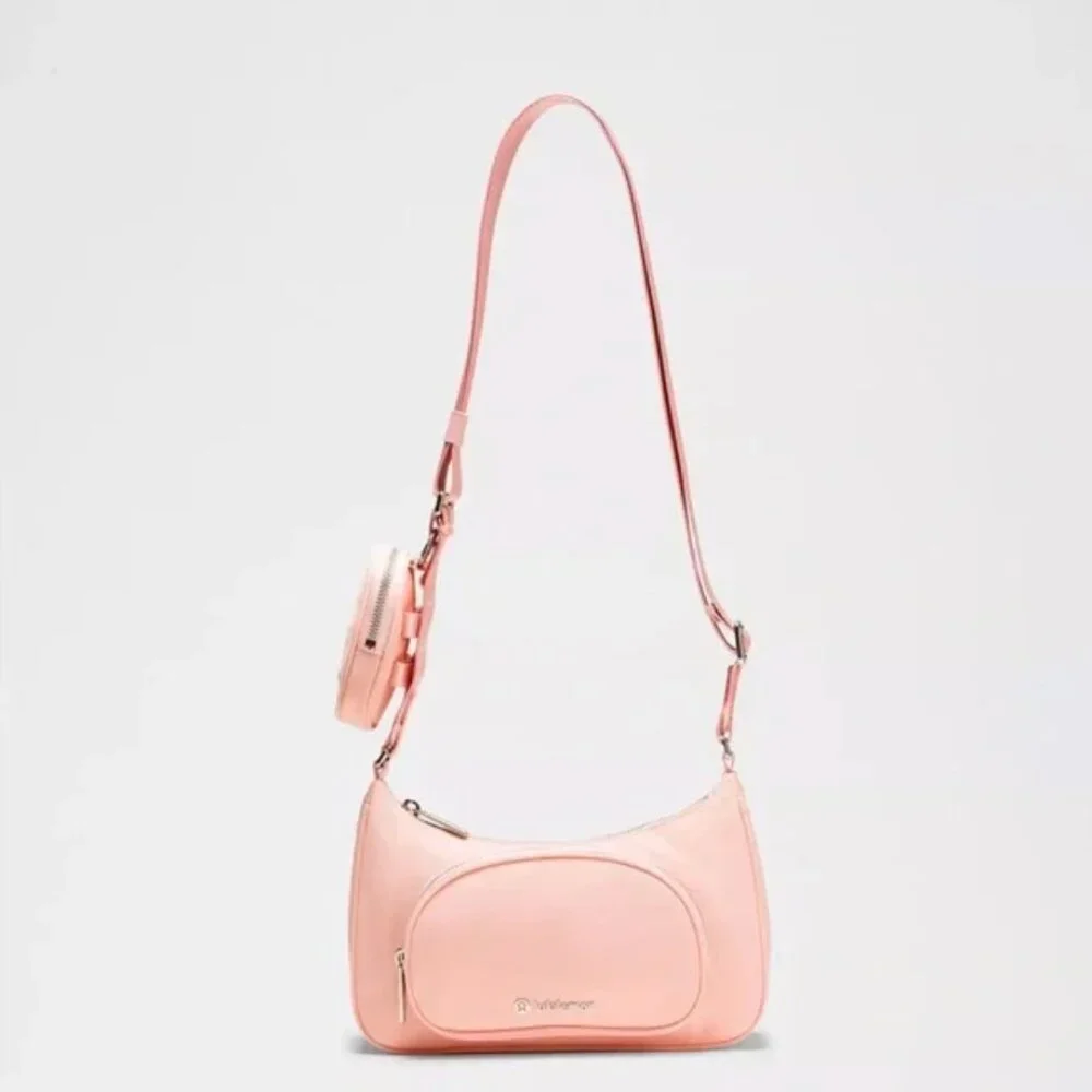 NWT Flush Pink lululemon Crossbody Bag with Nano Pouch 2L - Picture 5 of 11